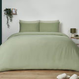 New Olive Green Plain Duvet Set