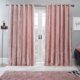 Crushed Velvet Eyelet Curtains