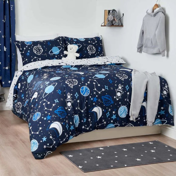 Space Print Duvet Set 