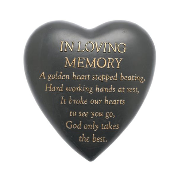 Graveside Heart Plaque