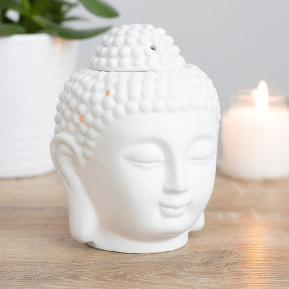 White Buddha Head Burner