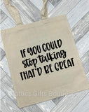 Slogan Tote Bags