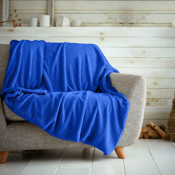 Luxury Waffle Throw 150 x 200cm