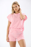 Ladies Short Lounge 2 Pc Set