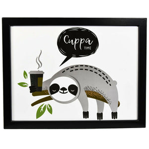 Sloth Cuppa Time Cushioned Laptray