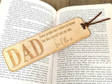 Personalised Gift Wooden Bookmark