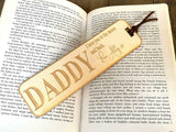 Personalised Gift Wooden Bookmark