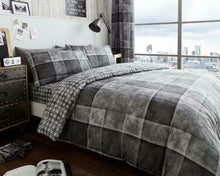 Load image into Gallery viewer, VT Denim Check Reversible Bedding