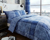 VT Denim Check Reversible Bedding