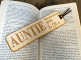 Personalised Gift Wooden Bookmark