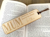 Personalised Gift Wooden Bookmark