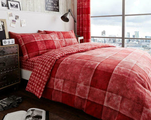 VT Denim Check Reversible Bedding