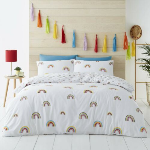 Rainbow Reversible Duvet Set