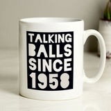 Personalised Talking Balls Since Mug