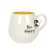 Load image into Gallery viewer, 3D Bee Happy Rounded Mug