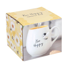 Load image into Gallery viewer, 3D Bee Happy Rounded Mug