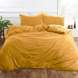 WASHED LINEN LOOK DUVET COVER SET